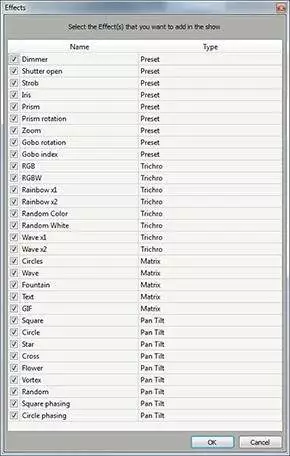 AUTO GENERATE EFFECTS